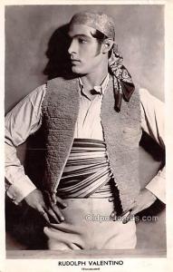 Rudolph Valentino Movie Star Actor Actress Film Star Unused 