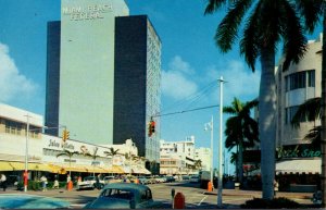 Florida Miami Beach Lincoln Road Showing Miami Beach Federal Bank Building