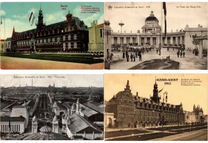 EXPOSITION GAND GENT BELGIUM 1913, 68 Vintage Postcards (L6189)