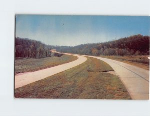 Postcard Winding through the Ozarks on a Sunny Afternoon: Highway 66