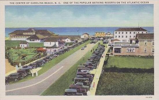 North Carolina The Center Of Carolina Beach One Of The Popular Bathing Resort...