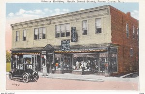 PENNS GROVE , New Jersey , 1910s ; Schultz Building Storefronts