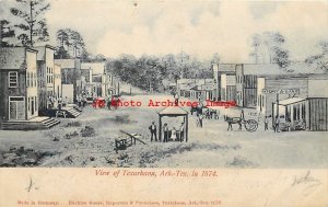 AR, Texarkana, Arkansas, City Scene In 1874, 1908 PM, Huckins House No 1255