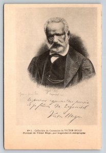 French Author Poet Playwright  Victor Hugo   Postcard