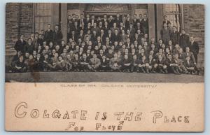 Postcard NY Hamilton Colgate University Class Photo Class of 1914 K20