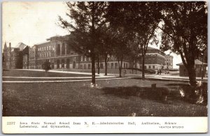 1908 Iowa State Normal School from N.E. Admonistration Hall Posted Postcard