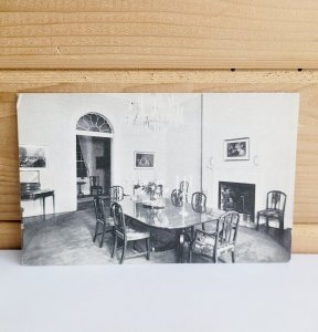 Arlington Cemetery State Dining Room Antique Postcard c1940s 3.5 x 5.5