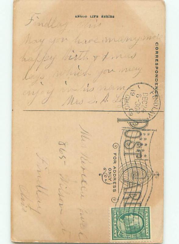 Divided-Back RELIGIOUS SCENE Christianity Postcard AB0142