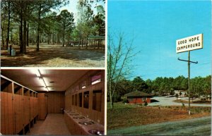 Postcard AL Cullman Good Hope Campground Highway I-65 - RARE 1960s K1