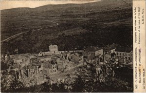 CPA Militaire Clermont-en-Argonne - Panorama des ruines de la (91897)