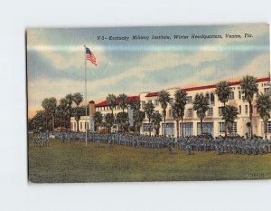 Postcard Kentucky Military Institute Winter Headquarters Venice Florida USA