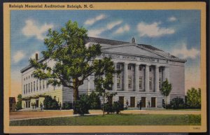 Raleigh, NC - Raleigh Memorial Auditorium