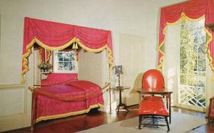 VA - Charlottesville. Monticello, Jefferson's Bedroom