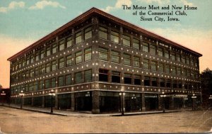 Iowa Sioux City The Motor Mart and New Home Of The Commercial Club