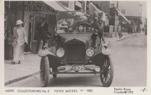 Ford Model T 1920 Classic Car At Cigarette Shop Surrey Rare Repro Photo Postcard