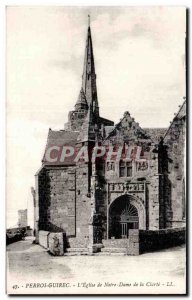 Old Postcard Perros Guirec The Church of Our Lady of Clarity