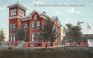 Scioto County Childrens Home Portsmouth, Ohio OH Postcard