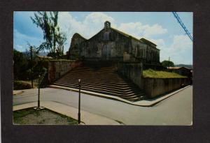 PR Iglesia Porta Coelis Church San German Puerto Rico Postcard Carte Postale PC