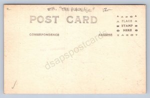 K4/ Ship RPPC Postcard c1910 Steamer The Purchase 304