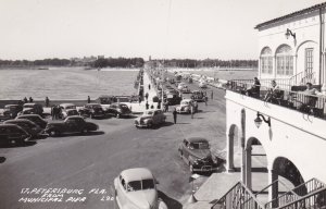 Florida St Petersburg View From The Municipal Pier Real Photo