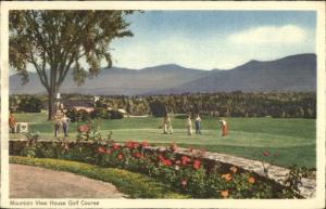 Whitefield NH Mountain View House Golf Course Postcard