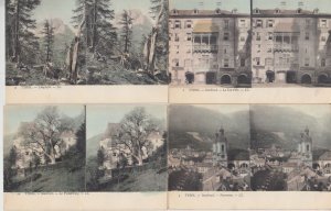 AUSTRIA ÖSTERREICH 14 Vintage STEREO Postcards pre-1940 (L5146)