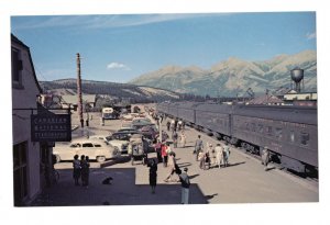 OVERSIZE, 5.5 X 9 in, Canadian National Railway, Train at Jasper, Alberta 1951