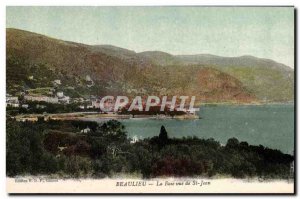 Old Postcard Beaulieu Bay View Ae St Jean