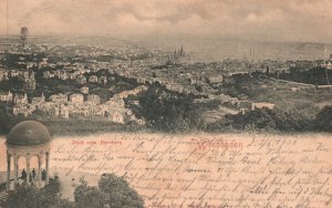 Vintage Postcard 1906 View of Temple Blick Vom Neroberg Wiesbaden Germany 