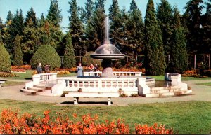 Washington Spokane Manito Park Duncan Gardens Davenport Fountain