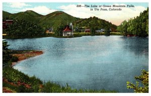 Colorado Lake at Green Mountain Falls in the Ute Pass