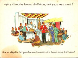 Canada Montreal Airport Hilton Hotel Dining Room