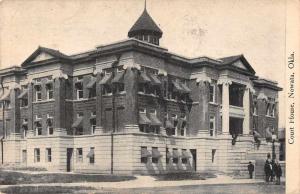 Nowata Oklahoma Court House Antique Postcard J63728