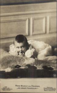 Baby - Prinz Prince Wilhelm Von Preussen c1910 Real Photo Postcard