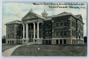 Moorhead Minnesota Postcard Main Building Concordia College 1905 Vintage Antique