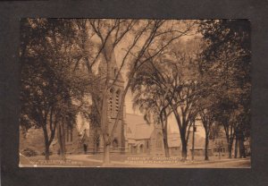 NY Christ Church Poughkeepsie New York Postcard