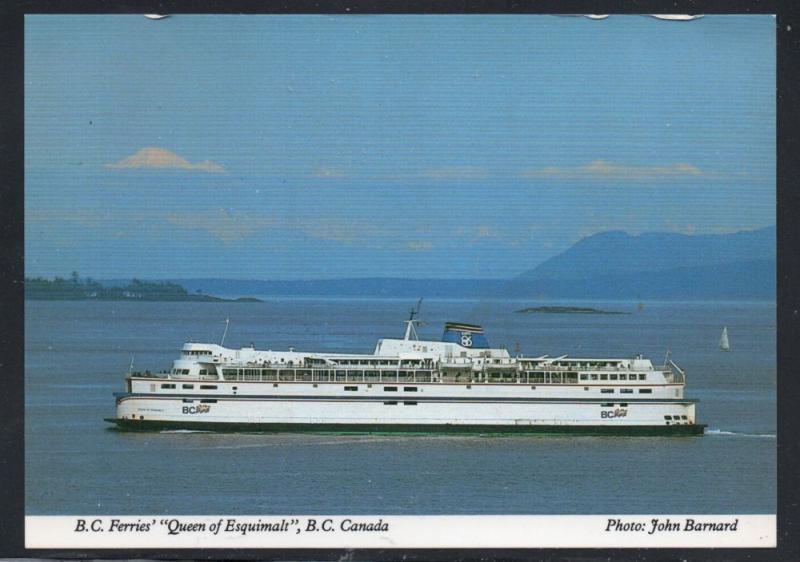 Colour PC BC Ferries Queen of Esquimalt unused