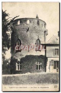 Old Postcard Coucy Le Chateau La Tour De Moyembrie