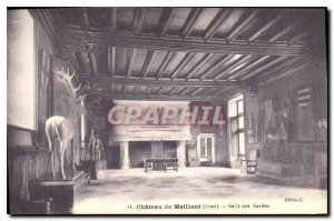 Postcard Old Chateau Meillant Cher Guard Room