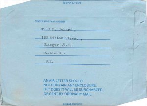 Entier Postal Stationery Postal Aerogramme Aeogram Great Britain Great Britain