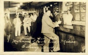 Houston Box Café, Mexico Retail Interior Postcard Postcards Unused