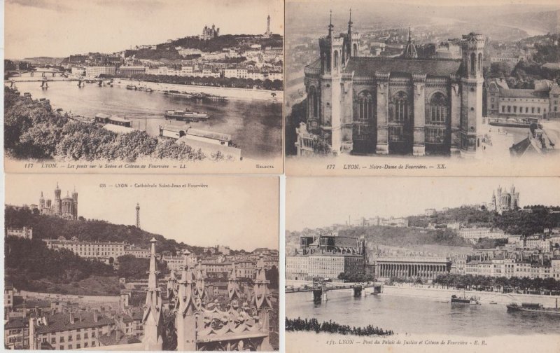 LYON (Dep 69) Rhone-Alpes 800 Postcards pre-1940 (L5402)