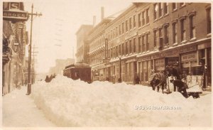 Snow Scene - Rochland, Maine ME  