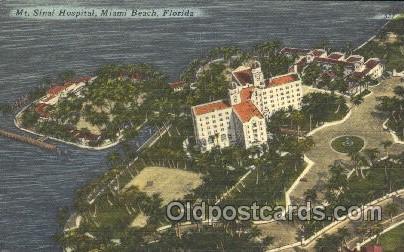 Mt. Sinai Hospital, Miami Beach, FL Medical Hospital, Sanitarium Unused 