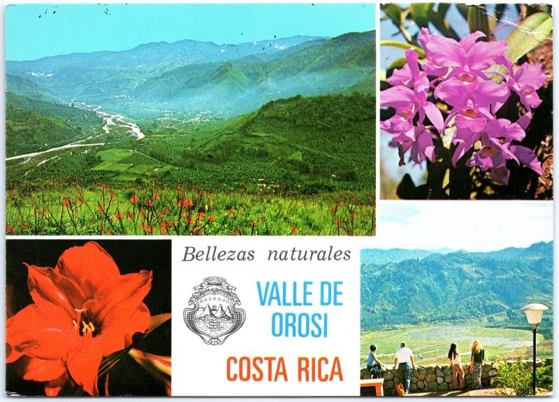 VINTAGE POSTCARD CONTINENTAL SIZE VIEWS OF THE OROSI VALLEY OF COSTA RICA