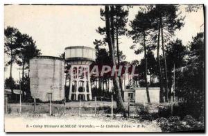 Old Postcard Chateau d & # 39eau Military Camp Souge Army