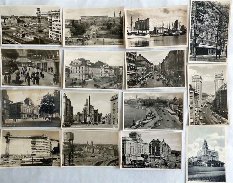 BU146 - Sweden - 110 Topographical postcards 