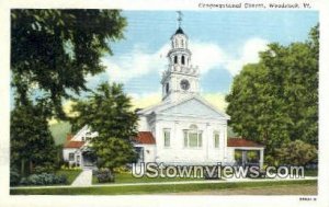 Congregational Church - Woodstock, Vermont VT  