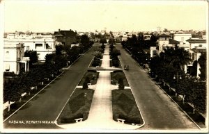 RPPC Havana Cuba Habana Reparto Miramar Unp Vtg Cartolina Ekc