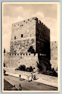 Jerusalem  Israel  The Tower of King David  Postcard